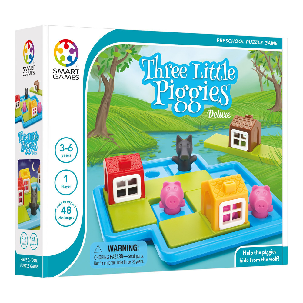 New in Box-Smart Games Three Little Piggies Deluxe-Multilingual